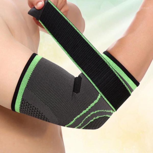 

elbow & knee pads breathable protectors arm sleeve sports bandage size1, Black;gray