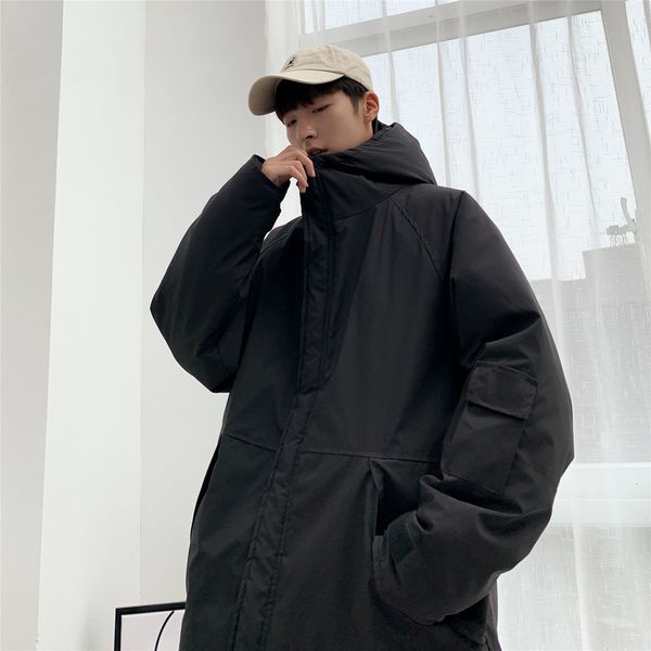 

2021 cotton-quilted clothing winter new work great cotton-padded young men's clothes qyhg, Black