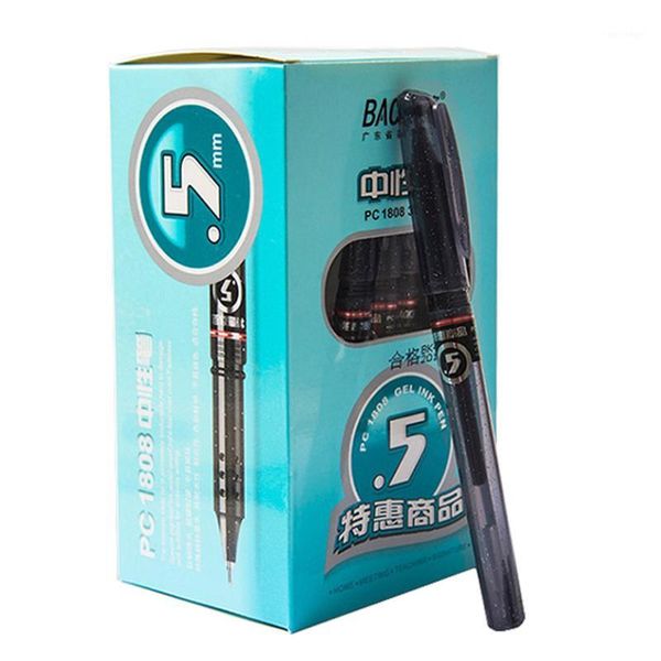 

gel pens 36pcs baoke pc 1808 pen 0.5mm carbon black student stationery wholesale1