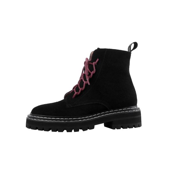 

women's ankle genuine leather autumn and winter cyberstar black boots 3 colour wbf5