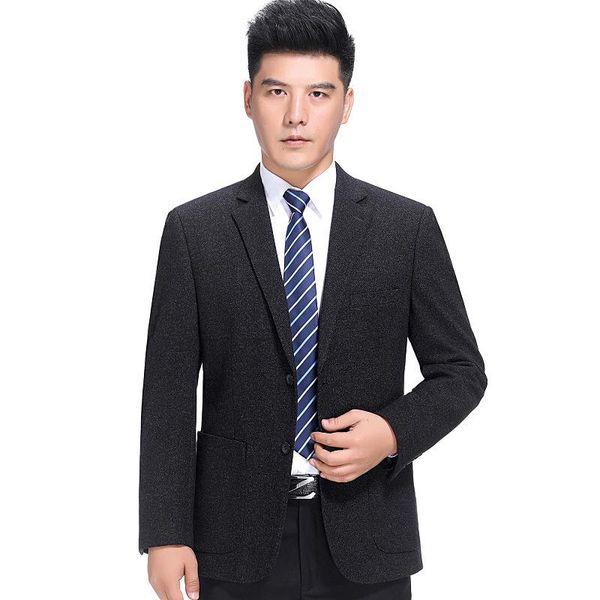 

regal brand men's autumn and winter men's casual suit middle aged wool fashion single western jacket batch, White;black