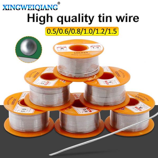 

hand & power tool accessories 0.5 0.6 0.8 1 1.2 1.5mm 63/37 flux 2.0% 45ft tin lead wire melt rosin core solder soldering roll