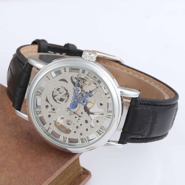 

selling gore all hollow goer out men's lovers mechanical belt watch man 2021uhuw, Slivery;brown