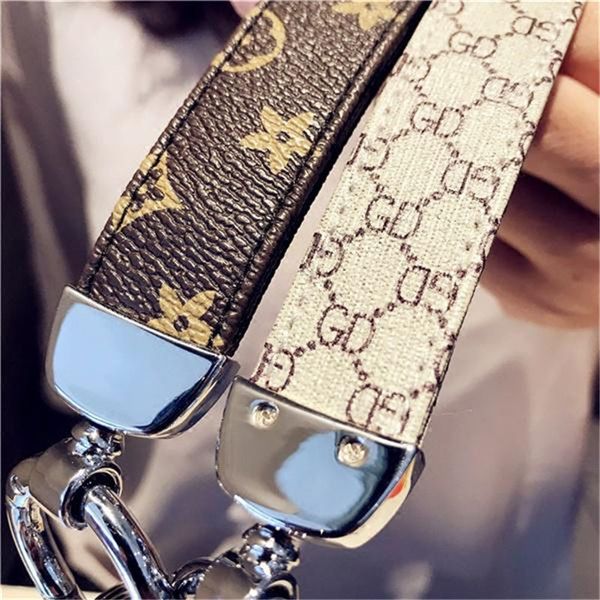 

keychain l письмо кожаные брелки авто модный ключ кольцо ремешок симпатичные ключ кошелек цепь веревка цепочка portachiavi нет коробки, Silver