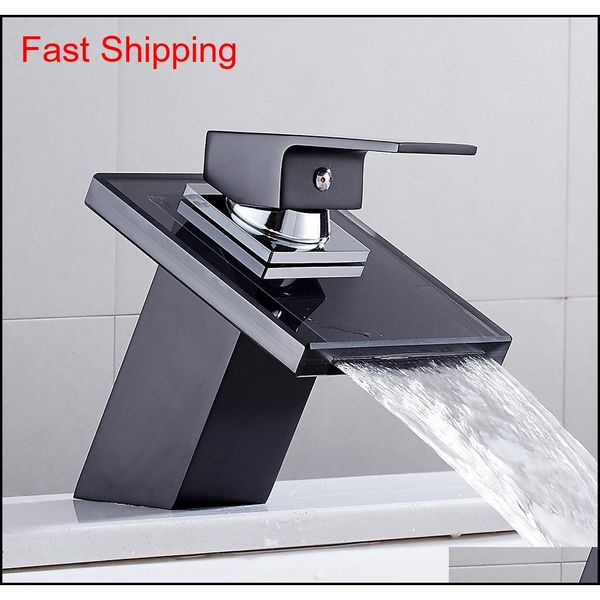 

bathroom waterfall led faucet glass waterfall brass basin faucet bathroom mixer tap deck mounted basin sink mixer tap hv5zm