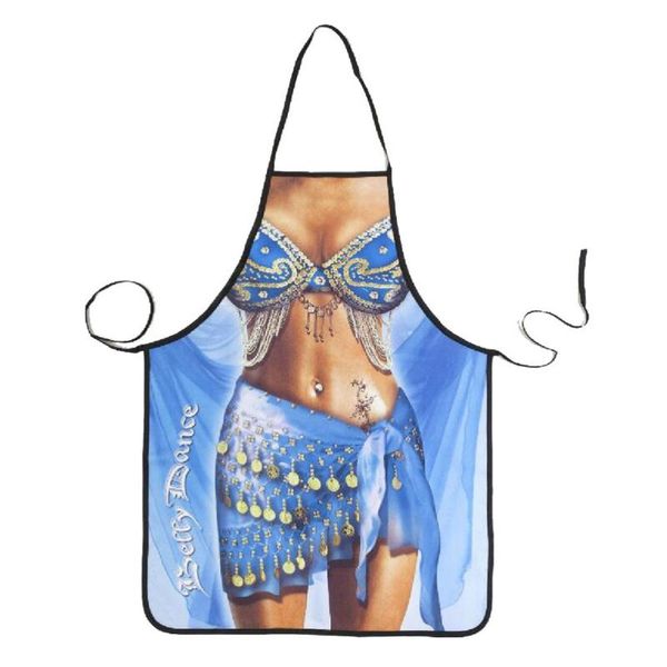 

aprons novelty cooking kitchen apron belly dancing woman printed grilling bbq