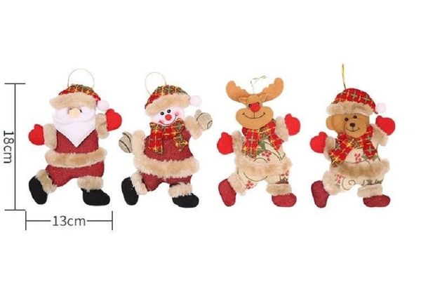 

new christmas tree accessories doll dancing old man snowman elk bear puppet doll gift christmas decoration