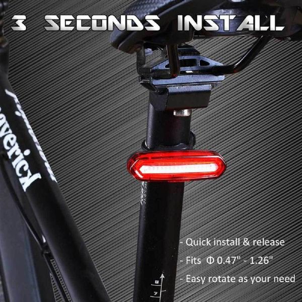 

bike lights led tail lamp bicycle warning usb rechargeable front rear light outdoor cycling supplies 4 modes