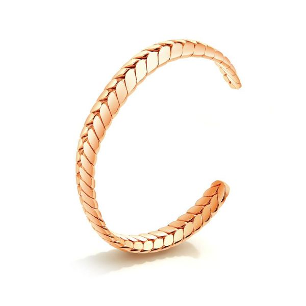 

american selling jewelry rose gold lady's hand decoration fashion temperament wheat spike opening trendy bracelet, Black