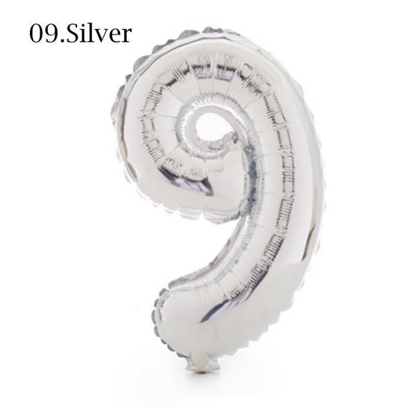 

30 inch number foil balloon digit helium balloon for wedding decoration inflatable air balls birthday party supplies baby shower wmtvgw