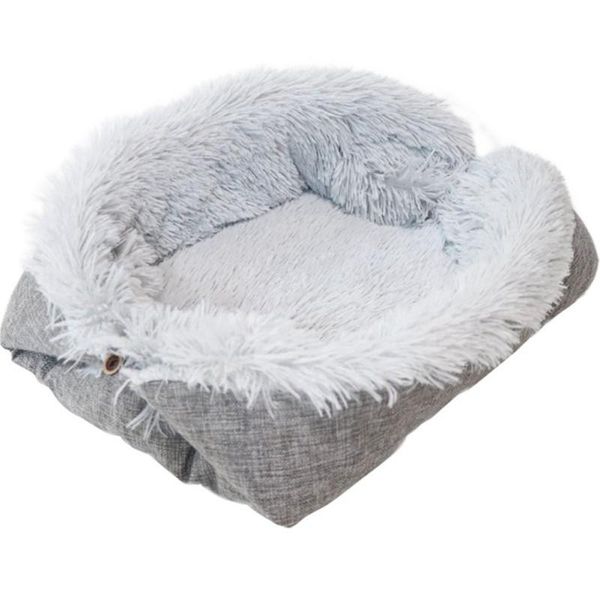 

cat beds & furniture bed foldable washable sleeping house coral fleece nest kennel super soft plush winter warm portable mats pet accessorie