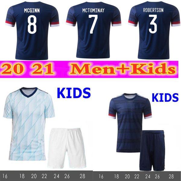 

020 2021scotland soccer jerseys 20 21 robertson fraser football shirt mcgregor christie forrest mcginn men +kids kit uniforms, Black;yellow