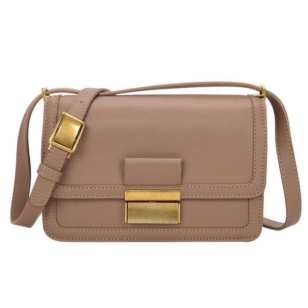 

shoulder bags for women 2021 ladies crossbody bags square pu leather youth designer bag small waterproof new khaki