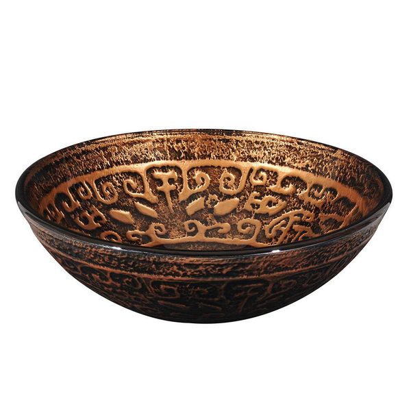 

bathroom vessel sink tempered glass round antique totem vanity museum bowl basin