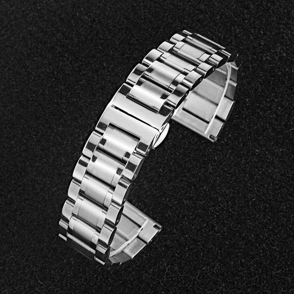 

uthai s11 металлические часы bractebs 14-22 мм ремешок для часов мода серебряная сверяющая сплошная нержавеющая сталь роскошь 22 мм облюдани, Black;brown