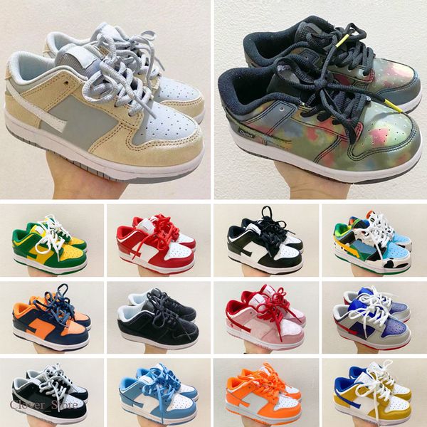

2020 new chunky dunk sb kids shoes boys girls casual fashion sneakers athletic children walking toddler sports trainers, Black