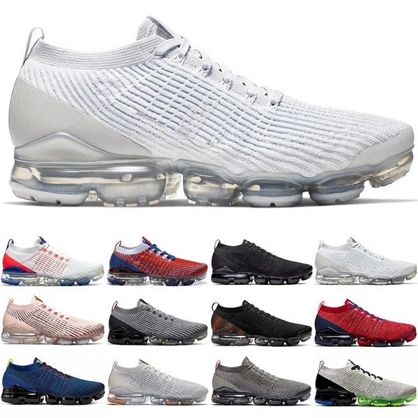 

mens trainers 3.0 men women running shoes triple black white usa pure platinum grey gum dark stucco sunset tint trainer sports sneakers, White;red