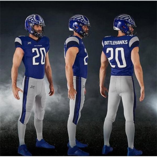 

custom 123s,youth,women,toddler,xfl 2020 st. louis battlehawks personalized any name and number any size stitched college jersey, Black