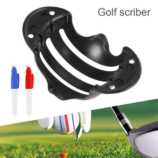 

golf ball line clip liner marker pen template alignment marks tool putting positioning aids outdoor sport tool for dropshipping