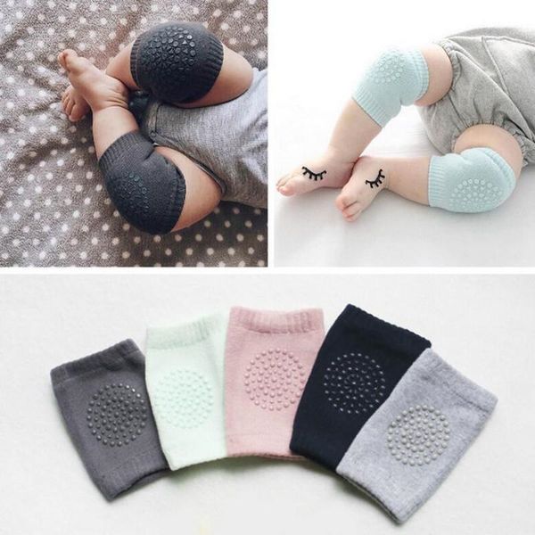 

мягкая сетка младенца теплы ноги малышей для детей kneepad протектор не скольжения дозирующая безопасность ползучая скважина коленные подушк, Pink;yellow