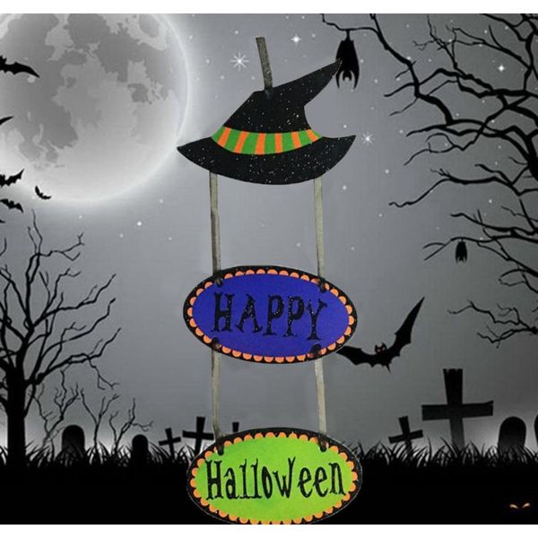 

halloween funny spooky three paper pendant party festival decorations hanging arrangement props halloween supplies kids gift 2m9xh