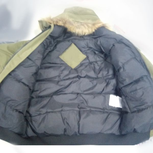 

mens down coat with map embroidery on shoulder womens hooded thick jacket 2020 winter clothes fashion warm parkas with dust bag sale, Black