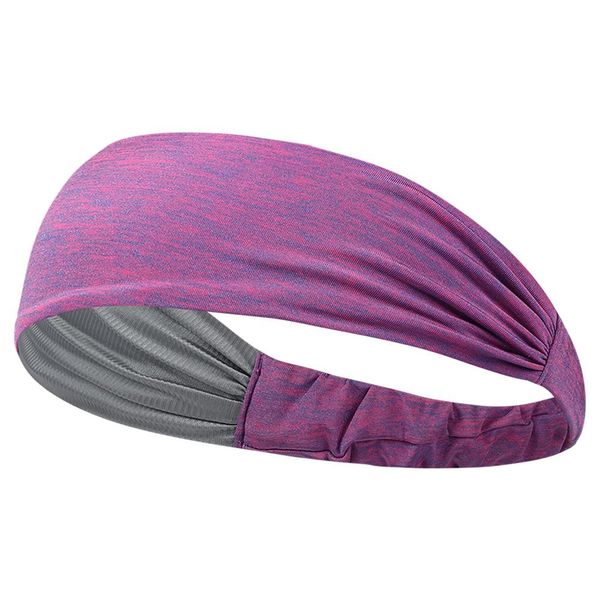 

sport sweatband running headbands head band hair bandage elastic absorbent sweat biking jog badminton yoga gym fitness men women wmtzrr, Black