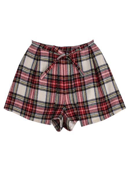 

2021 new le palais original from vintage college girls sclerosis-style chess shorts waist skirts high wool autumn for women 5cpb, White;black
