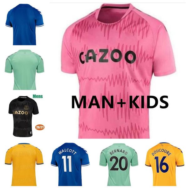 

20 21 #19 james richarlison third soccer jerseys doucoure bernard 2020 2021 sigurdsson digne cenk tosun andre gomes men kids football shirt, Black;yellow