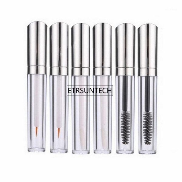 

storage bottles & jars 100pcs empty mascara tubes 5ml reusable container bottle tube for eyelash growth oil funnels plugs f29831