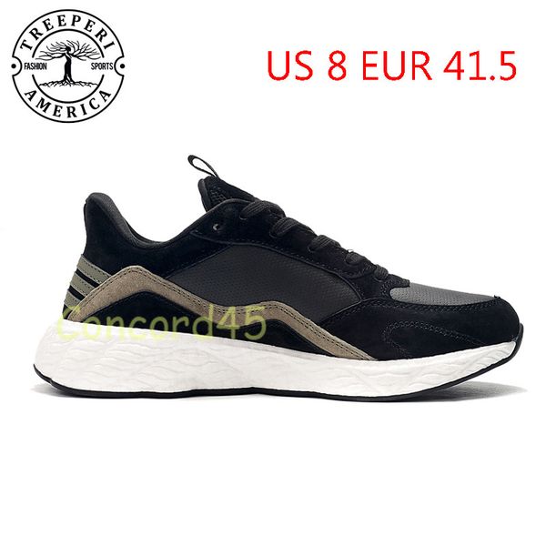 

treeperi runner v2 soft sole running shoes black olive us 8 eur 41.5 for men trainers