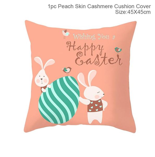 

fengreise 45x45см яйца пасхальная подушка крышка с пасхальными пасхальными украшениями для домашнего дивана декор пасхальная партия подушка