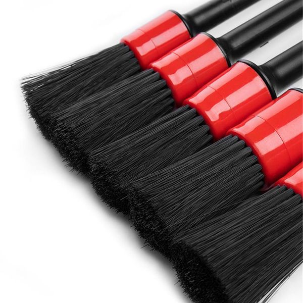 

5pcs detailing brush car wash brush for washing car interior cleaning wheel gap rims dashboard air vent trim detailing tool h jllput