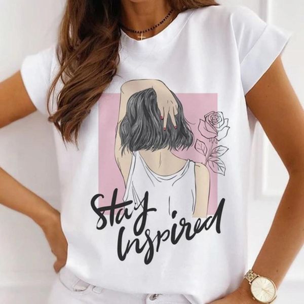 

femme crop short sleeve shirts new tee shirts fashion tshirt for women women clothing unique designers clothes originality vw430, White