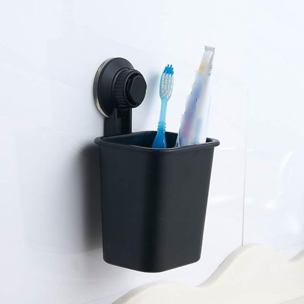 

durable bathroom toothbrush holder wall mounted drilling storage organizer toiletries razor holder (white)