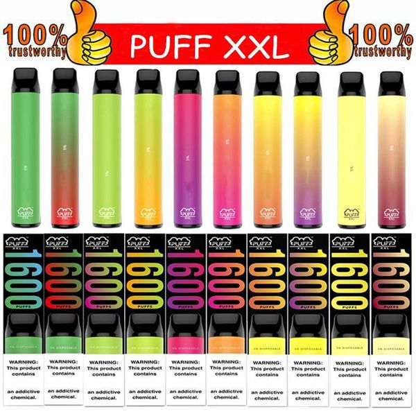 

pen colors disposable device puff 1600+ 1100mah puffs e puff 10 plus xtra xxl bar vape cigarette tncuf