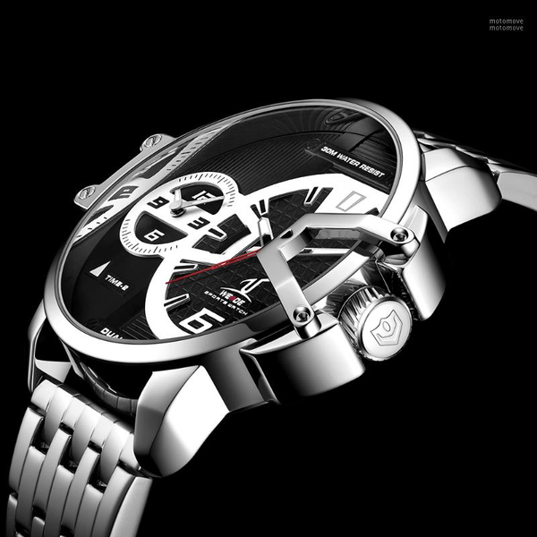 

wristwatches weide men watches sports black dial analog clock fashion time quartz waterproof relogio masculino1, Slivery;brown