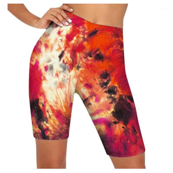 

2020 scrunch running training sports shorts print high waist hip sports shorts nude riding tight seamless fitness bike1, White;red