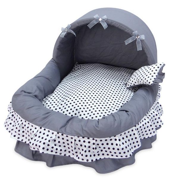 

dog bed lace princess pet dog house crate cat puppy house dream nest pet kennel sofa nest soft supplies