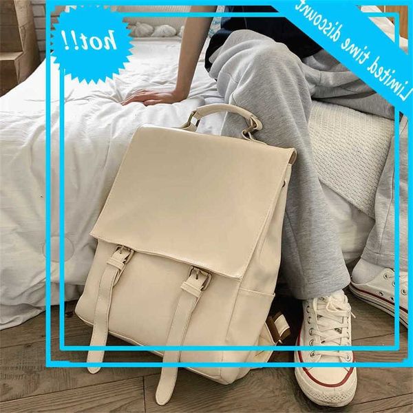 

fashion women pu leather school effects color backpacks for teenagers gilrs large capacity backpack book task