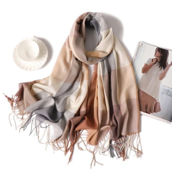 

новые зимние шарфы для женских модных плат-шалей и обертки tassels длинные hijab высокое качество follard echarpe femme pashmina sqceek, Blue;gray