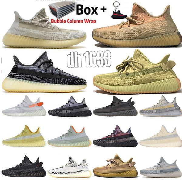 

2020 new kanye west v2 mens running shoes sulfur asriel desert sage tail light abez israfil static cinder women sneakers size 13