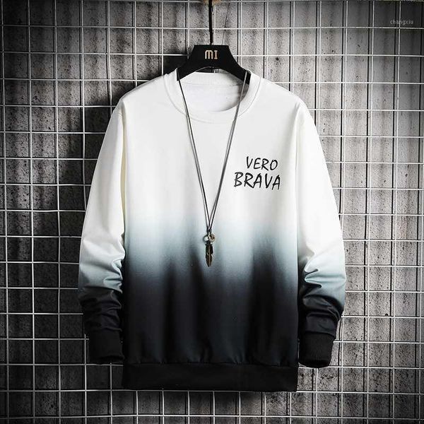 

2020ss men/women harajuku stitching hoodies teenagers wear hoodies with a round neck1, Black