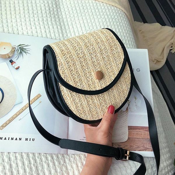 

cross body women's shoulder bag straw 2021 travel, shopping, sports, small straddle fashion simple handbag girl purse