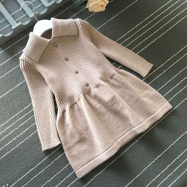 

h8043 2020 new pullover autumn winter girls' fashion t-shirt children's woolen drs g6hn, Blue