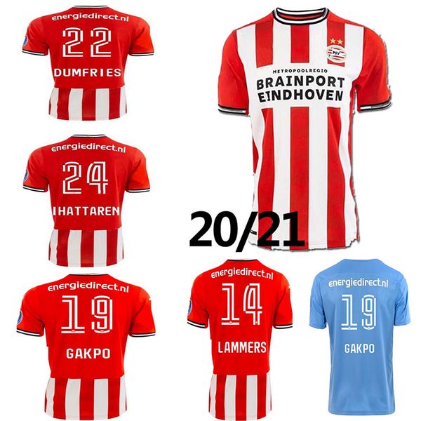 

20 21psv eindhoven football shirt 2020 2021 malen camisa de futebol ihattaren dumfries gakpo bruma lammers men's football shirt, Black;yellow