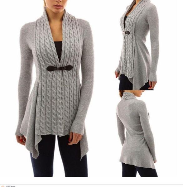 

women's jackets 2021 european spring autumn sweater basic fashion jacket cardigan coats 202127, Black;brown