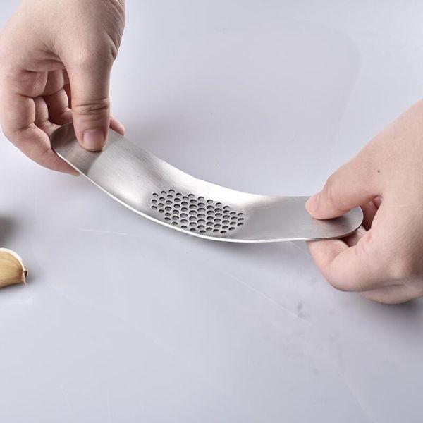 

new design stainless steel garlic press grinding slicer mincer metal multi ginger crusher chopper cutter kitchen accessories dhd2508