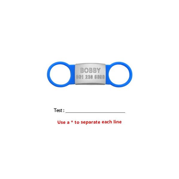 

stainless steel personalized dog cat id tag customized engraved pet nameplate tags with tensile rubber for pets coll sqcahj