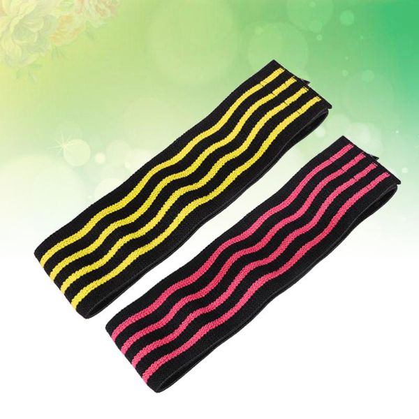 

resistance bands 2pcs elastic hip exercise sports yoga gym strength training loops glute for home fitness stretch